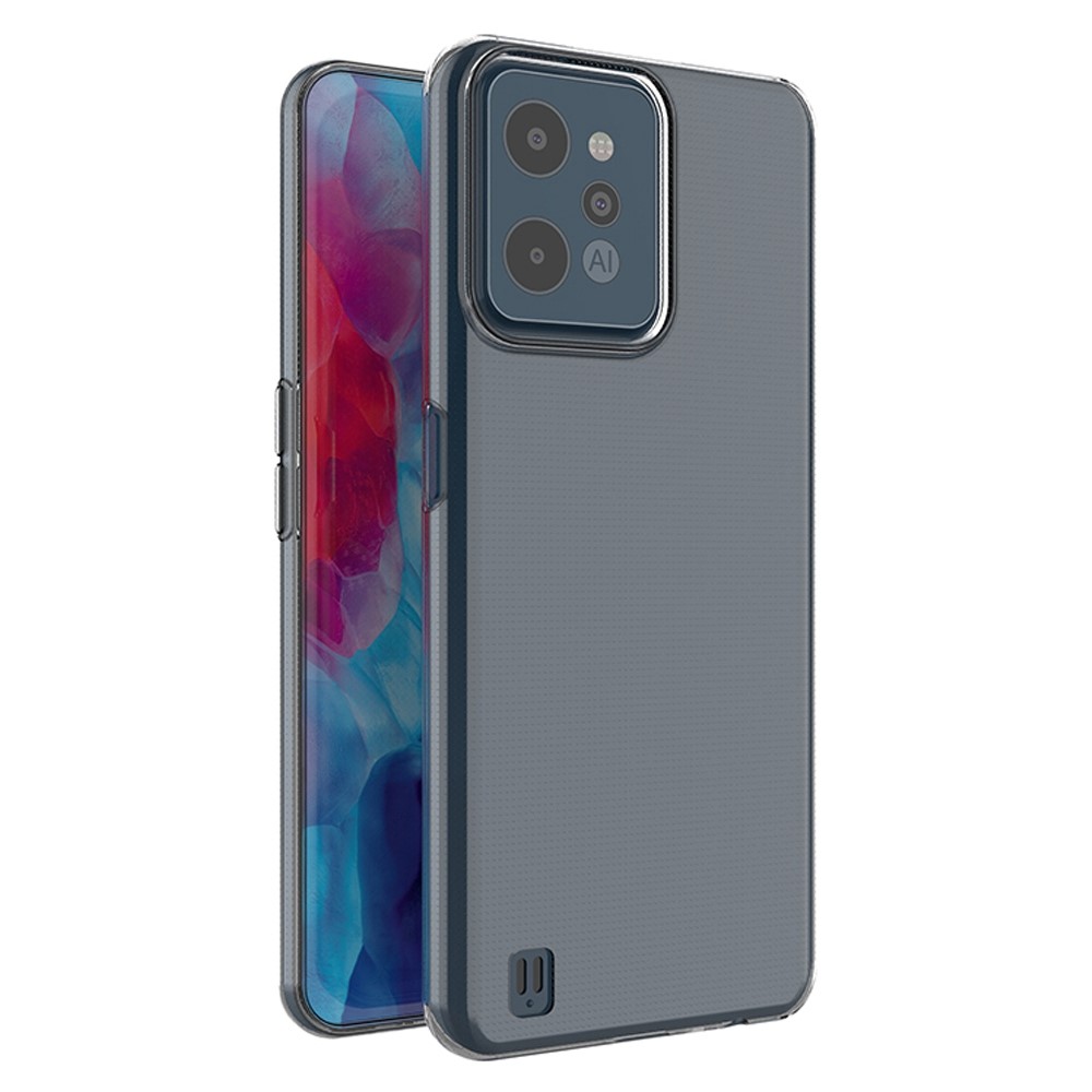 For Realme C31 Transparent TPU Back Case Anti-drop Protection Slim Phone Cover-2