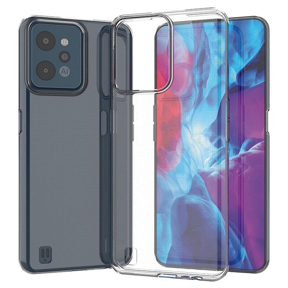 For Realme C31 Transparent TPU Back Case Anti-drop Protection Slim Phone Cover-3