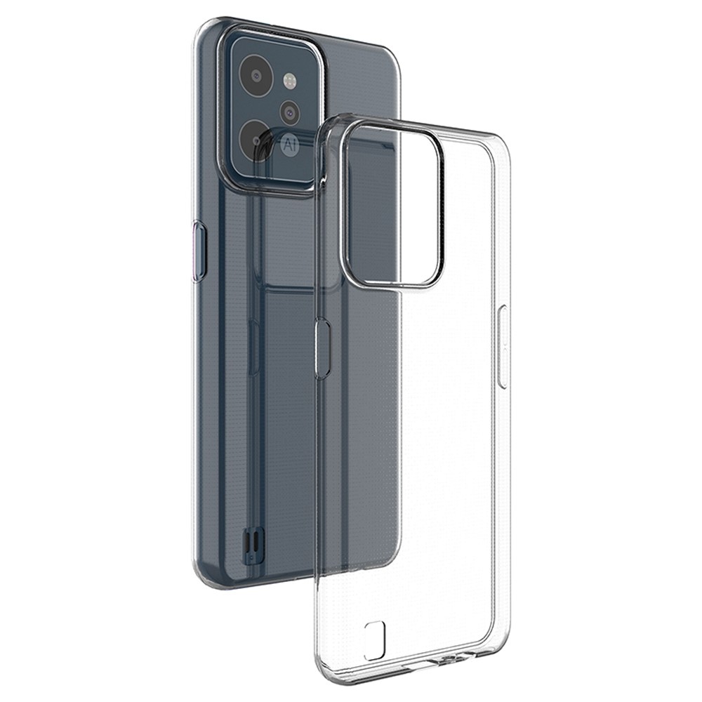 For Realme C31 Transparent TPU Back Case Anti-drop Protection Slim Phone Cover-6