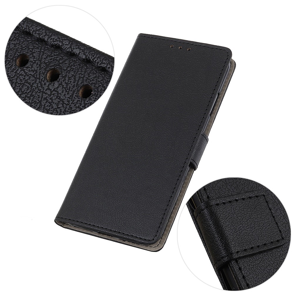 For Oppo Reno7 4G/F21 Pro 4G Wallet Case Stand Shockproof TPU Interior Shell PU Leather Magnetic Protective Flip Cover - Black-4