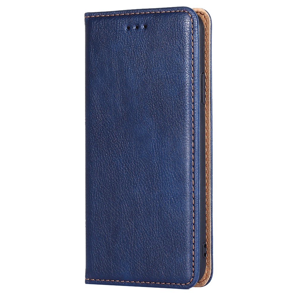 For vivo Y55s 5G PU Leather Wallet Case Magnetic Auto-absorbed Foldable Stand Protective Phone Cover - Blue-7