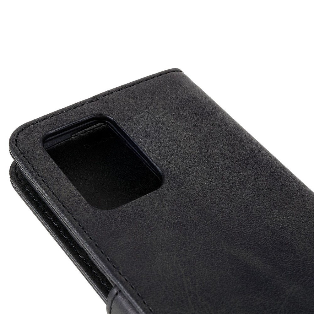 LC.IMEEKE For vivo Y75 5G/Y55 5G/T1 5G Flip Folio Book PU Leather Phone Case Wallet Style Stand Full Body Protective Cover - Black-7