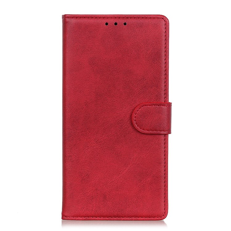 Foldable Stand PU Leather Case for vivo X Note, Wallet Anti-fall Protection Mobile Phone Shell - Red-8