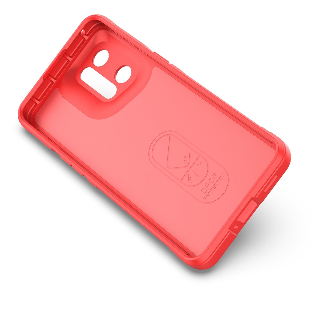 For Oppo Find X5 Pro Precise Cutout Durable Soft TPU Anti-slip Edge Phone Protector Rugged Back Case - Red-2