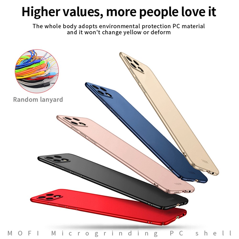 MOFI JK PC Series-1 Shield for Huawei Maimang 10 SE Matte Hard PC Back Case Precise Cutout Camera Protection Phone Guardian with Strap - Black-9