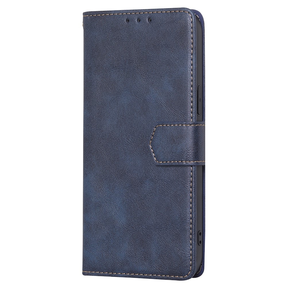 For Oppo Reno8 Pro+ 5G Wallet Phone Cover RFID Blocking Function Water-repellent PU Leather Surface Phone Case - Blue-5