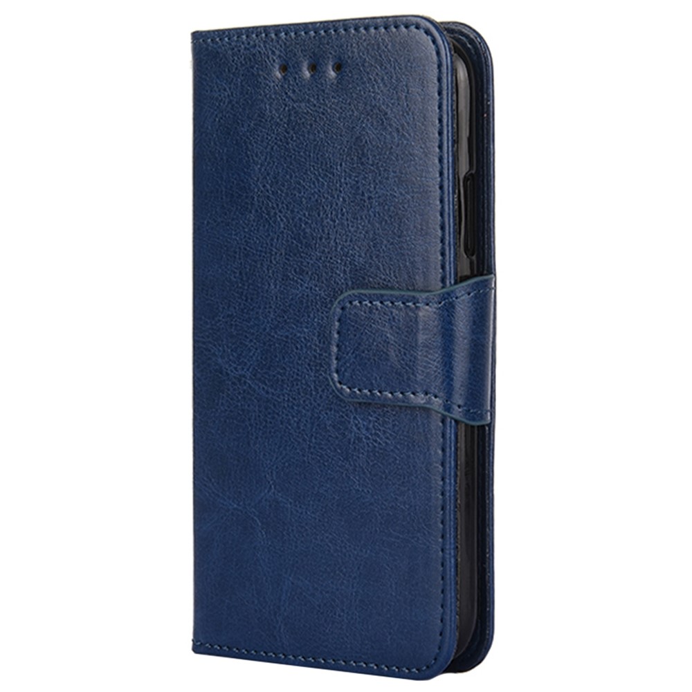 For Oppo Reno8 Pro 5G Anti-scratch Phone Wallet Case PU Leather Shockproof Flip Phone Cover with Stand - Sapphire-7