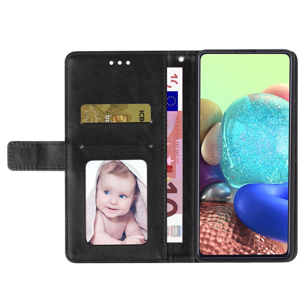 For Oppo Reno8 Pro+ (China) 5G / Reno8 Pro 5G (Global Version) HT01 Imprinted Y-Shaped Lines PU Leather Wallet Stand Cover Folio Flip Phone Case - Black-2