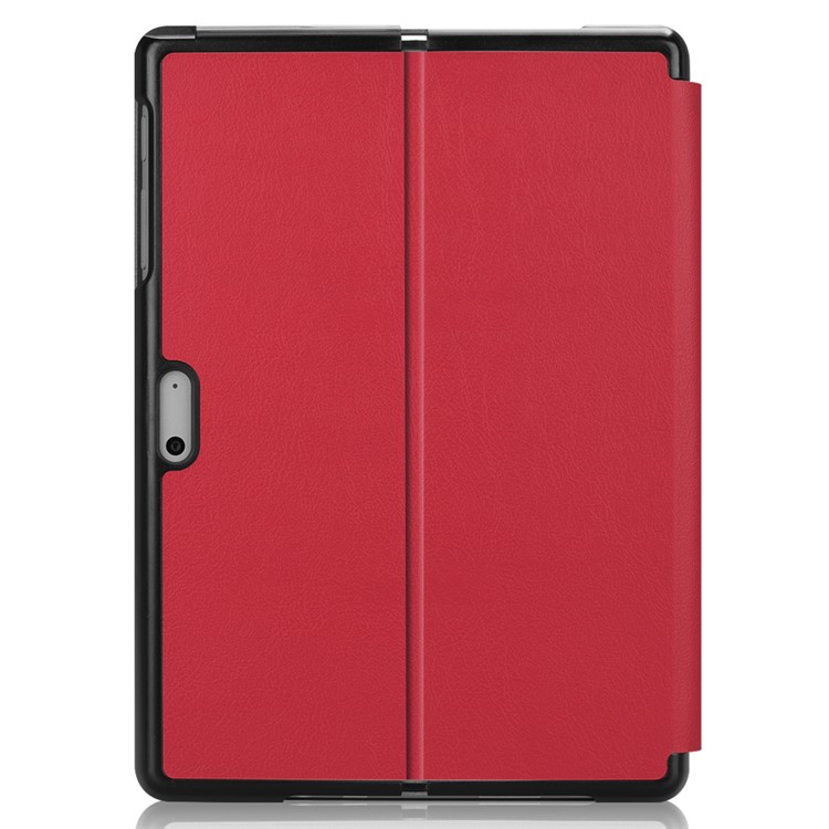 PU Leather Stand Case for Microsoft Surface Go - Red-3