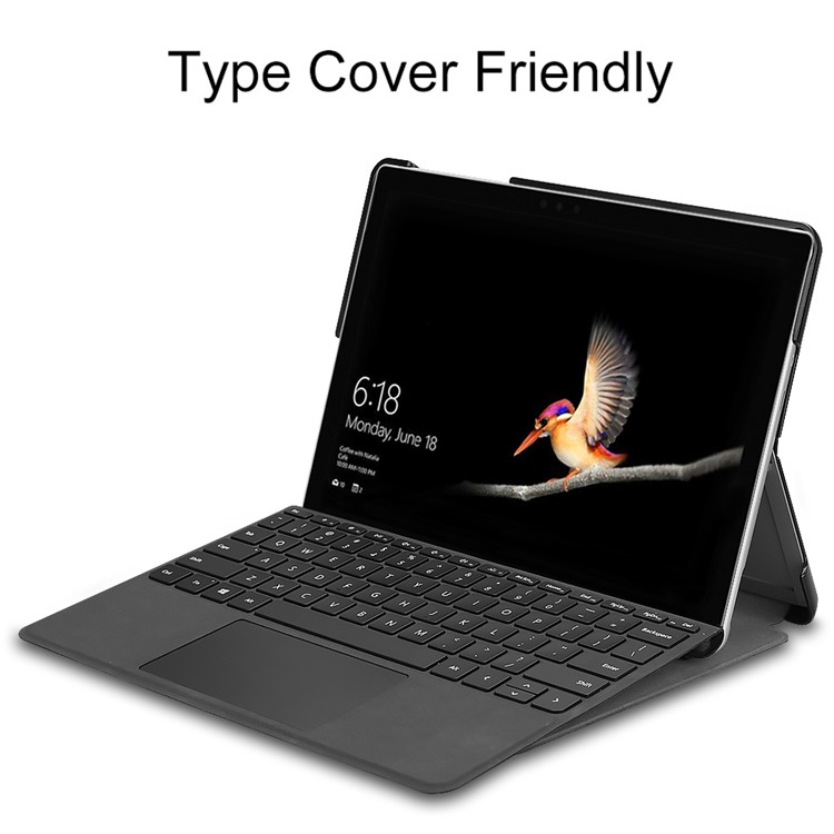 PU Leather Stand Case for Microsoft Surface Go - Red-7