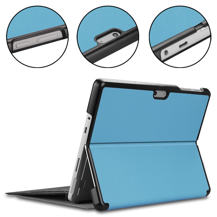 Stand Leather Protection Tablet Shell for Microsoft Surface Go - Baby Blue-6