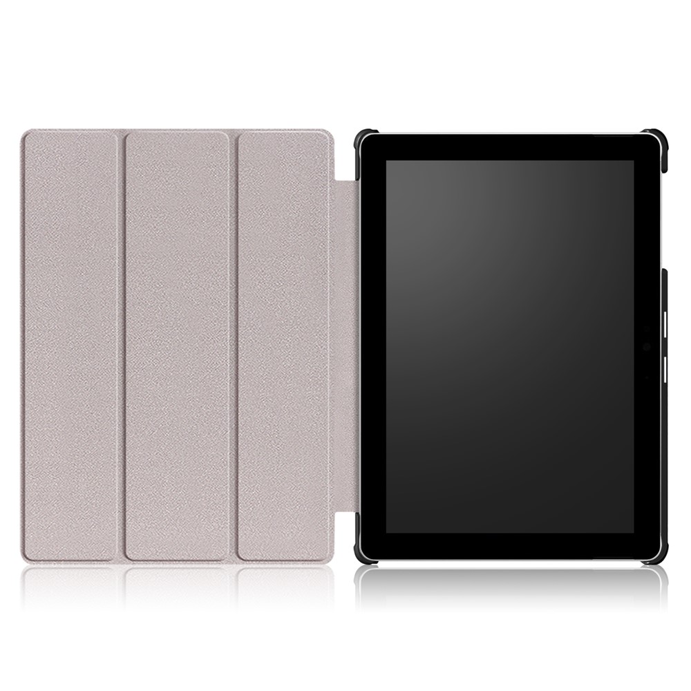 Tri-fold Stand Flip Leather Protective Case for Microsoft Surface Go - Black-10
