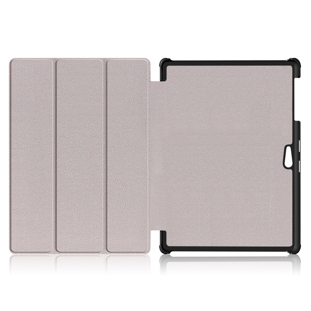 Tri-fold Stand Flip Leather Protective Case for Microsoft Surface Go - Black-9
