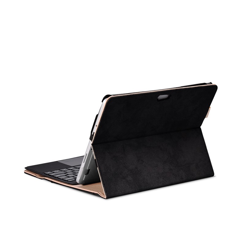 PU Leather Flip Stand Case Cover for Microsoft Surface Go - Black-5