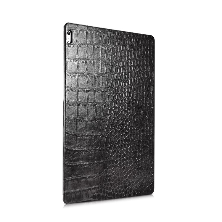 ICARER Deluxe Crocodile Texture Genuine Leather Cover Case for Microsoft Surface Book 2 13.5 - Black-16