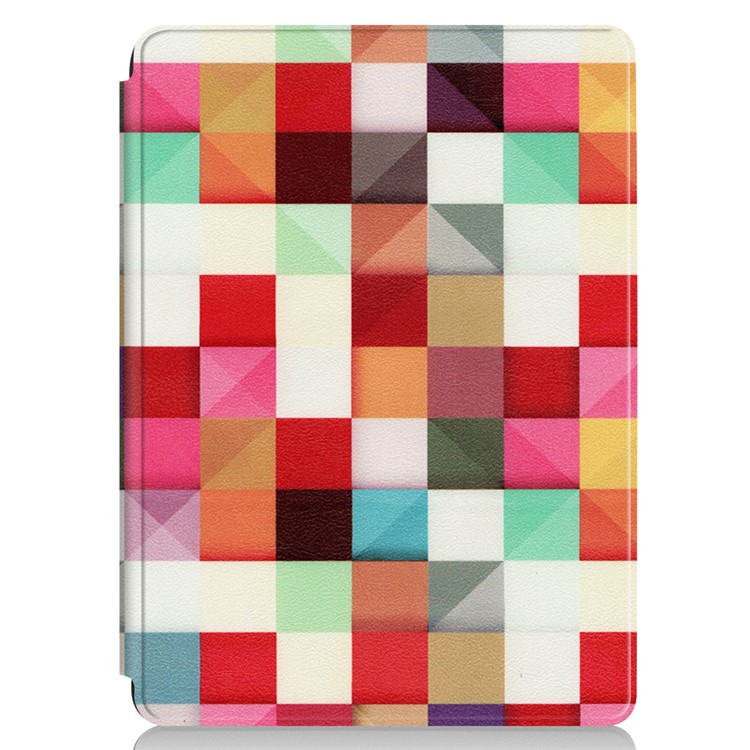 Pattern Printing PU Leather Stand Protective Cover for Microsoft Surface Go 2 - Colorful Plaid-2