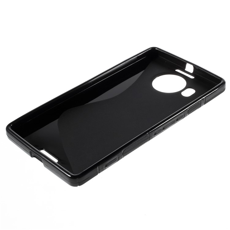 S Shape TPU Case for Microsoft Lumia 950 XL - Black-3