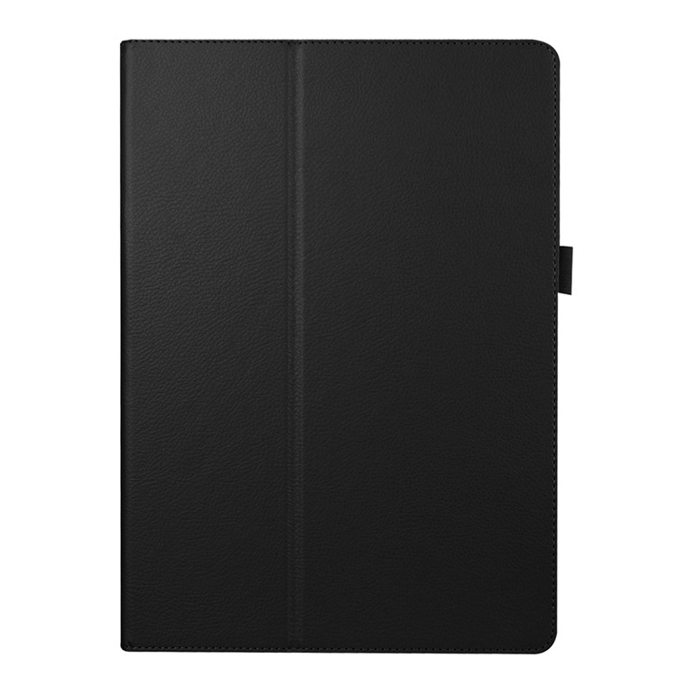 Lychee Folio Leather Case for Microsoft Surface Pro 4 with Stand - Black-1