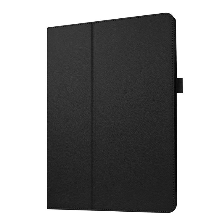 Lychee Folio Leather Case for Microsoft Surface Pro 4 with Stand - Black-3