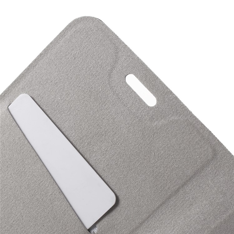 Contrast Color Steel Sheet Leather Case Stand for Microsoft Lumia 650 - Blue-11