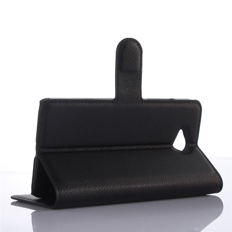 Litchi Texture Wallet Leather Case for Microsoft Lumia 650 - Black-5