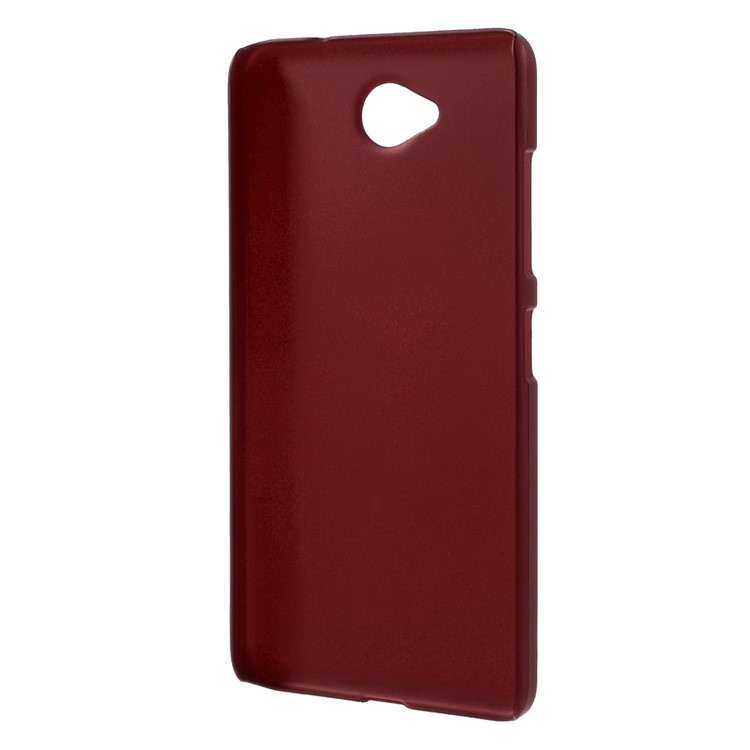 Rubberized Hard PC Phone Shell for Microsoft Lumia 650 - Red-2