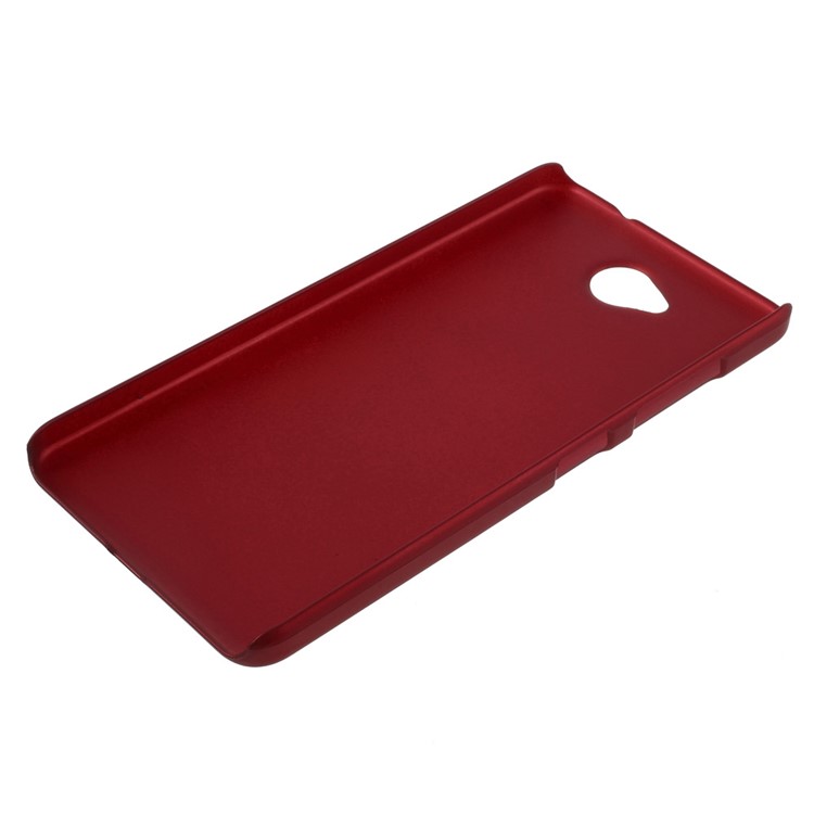Rubberized Hard PC Phone Shell for Microsoft Lumia 650 - Red-3