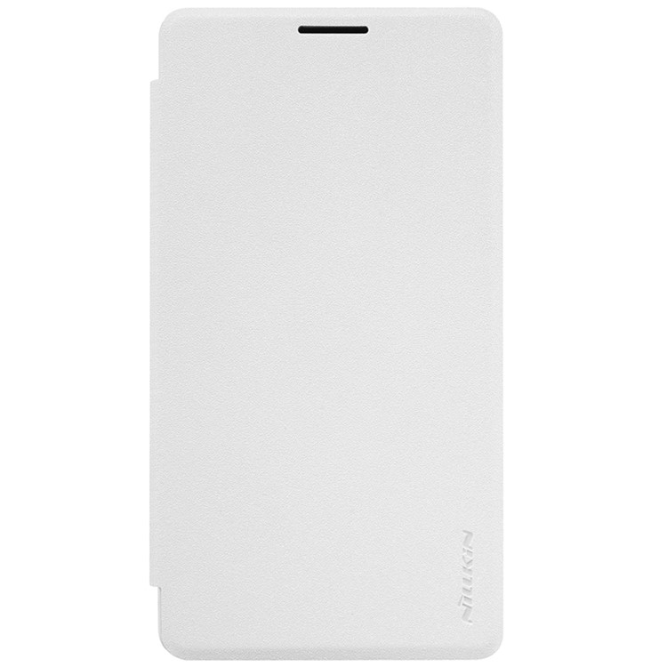 NILLKIN Sparkle Series Flip Leather Cover for Microsoft Lumia 950 XL - White-1