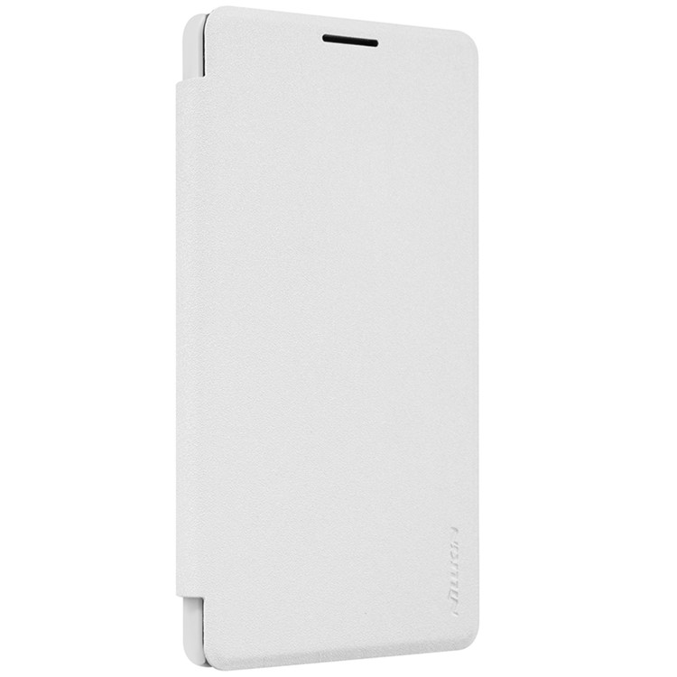 NILLKIN Sparkle Series Flip Leather Cover for Microsoft Lumia 950 XL - White-3