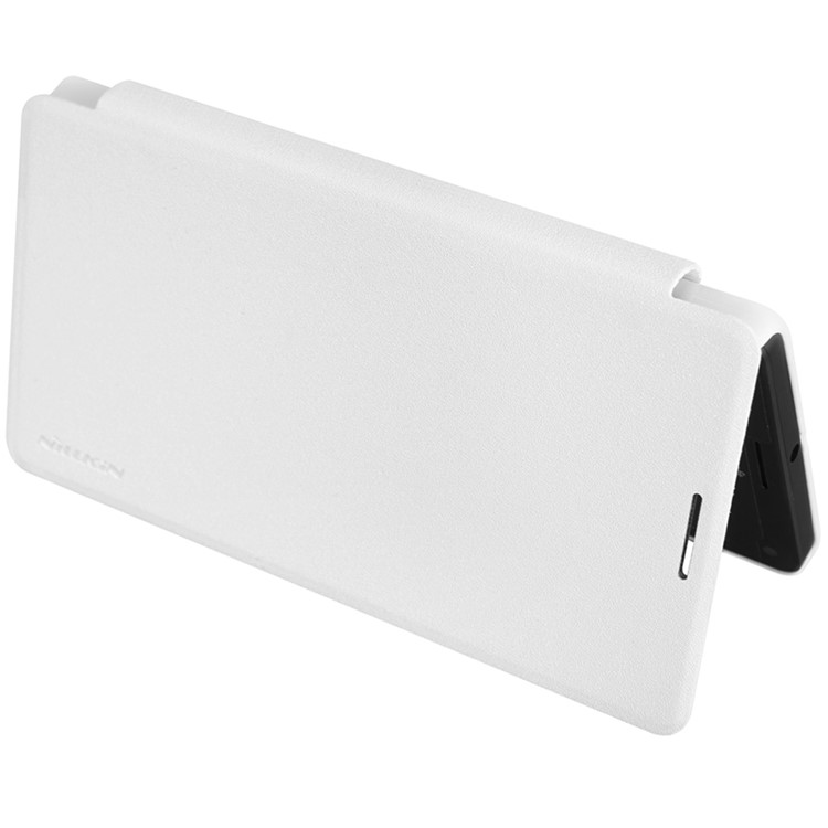 NILLKIN Sparkle Series Flip Leather Cover for Microsoft Lumia 950 XL - White-5