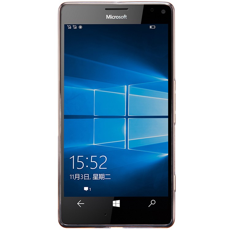 NILLKIN Nature 0.6mm TPU Shell for Microsoft Lumia 950 XL - Brown-2