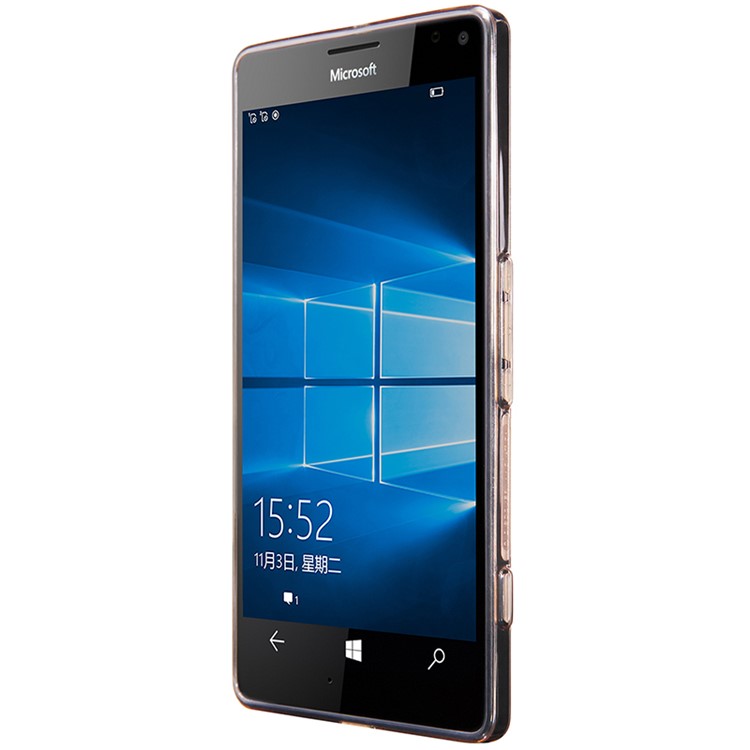 NILLKIN Nature 0.6mm TPU Shell for Microsoft Lumia 950 XL - Brown-4