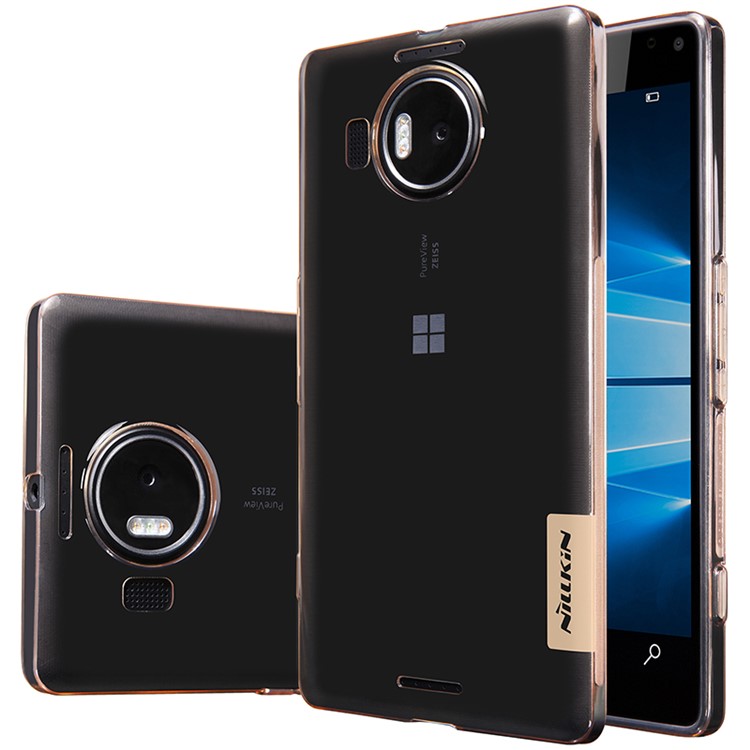 NILLKIN Nature 0.6mm TPU Shell for Microsoft Lumia 950 XL - Brown-6