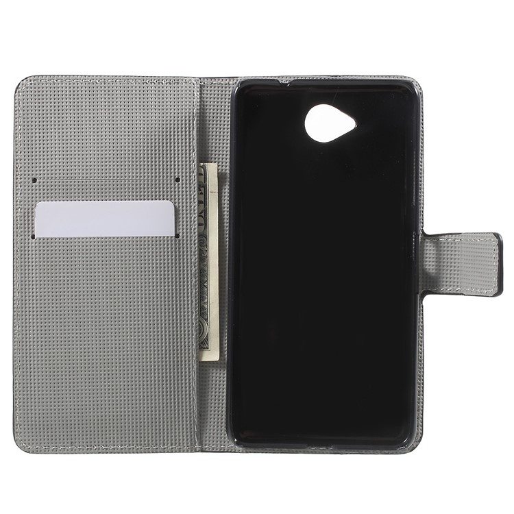 Wallet Leather Case for Microsoft Lumia 650 with Stand - Butterfly and Flower-4