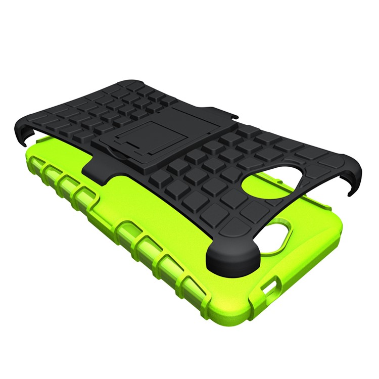 Anti-slip PC + TPU Kickstand Case for Microsoft Lumia 650 / Dual - Green-3