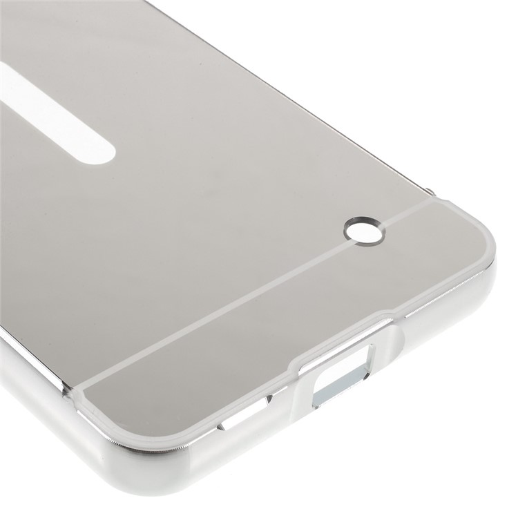 Sliding Metal Frame Plastic Shell for Microsoft Lumia 640 Dual Sim / 640 LTE Dual - Silver-8
