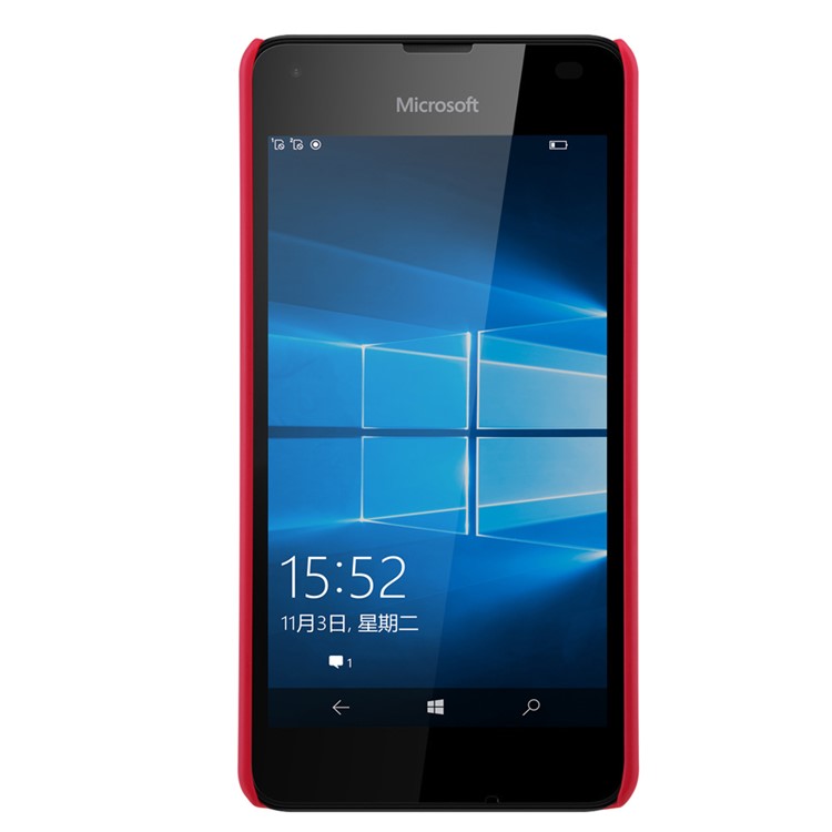 NILLKIN Super Frosted Shield PC Back Shell for Microsoft Lumia 550 - Red-2