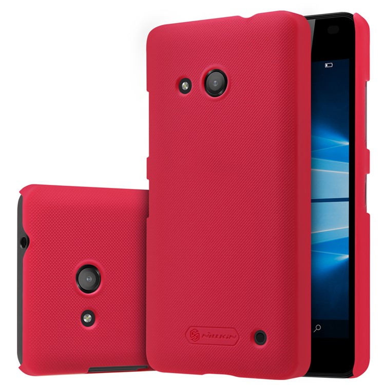 NILLKIN Super Frosted Shield PC Back Shell for Microsoft Lumia 550 - Red-6