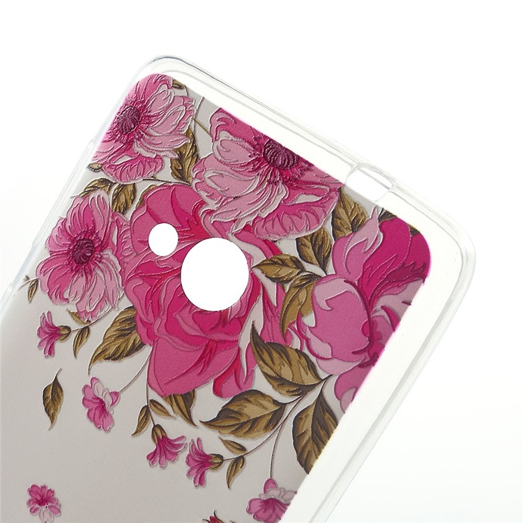 Softlyfit Embossed TPU Gel Case for Microsoft Lumia 535 / 535 Dual SIM - Garden Roses-4