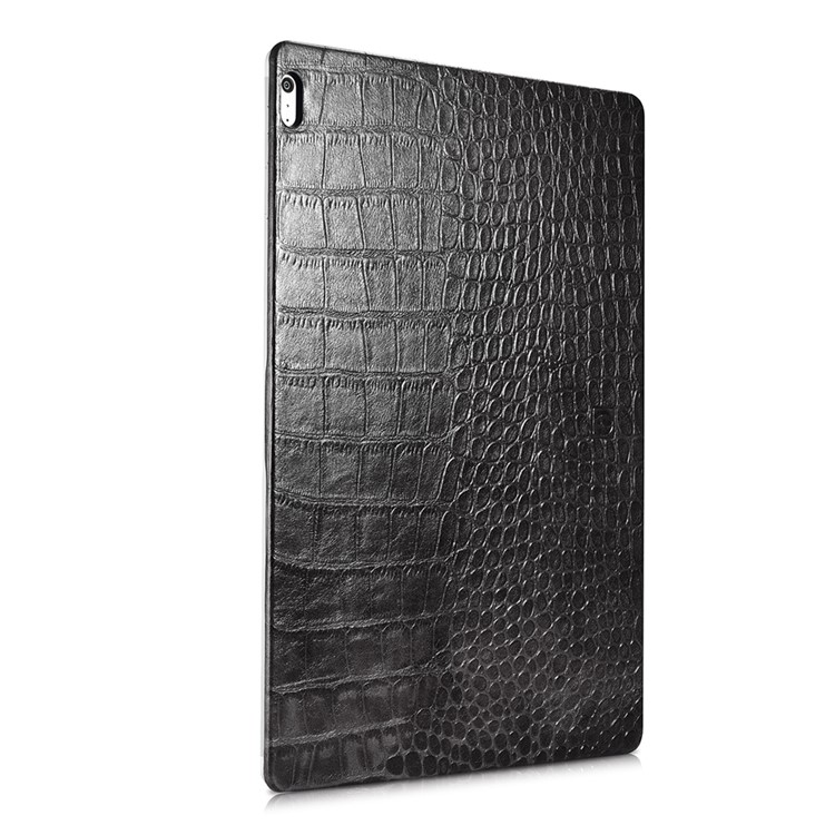 ICARER Deluxe Crocodile Texture Genuine Leather Cover Case for Microsoft Surface Book - Black-16