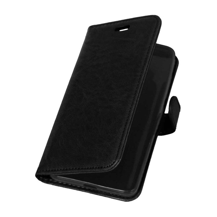3 Card Slots Leather Flip Stand Phone Case for Microsoft Lumia 650 / Dual SIM - Black-7