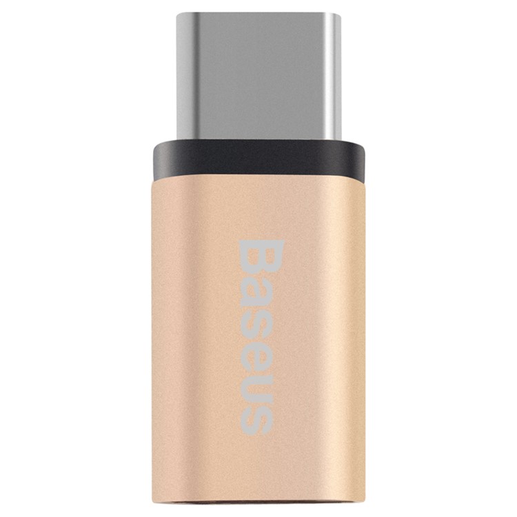 BASEUS Micro USB to USB Type C Converter Adapter for LG Nexus 5X - Champagne Gold Color-1