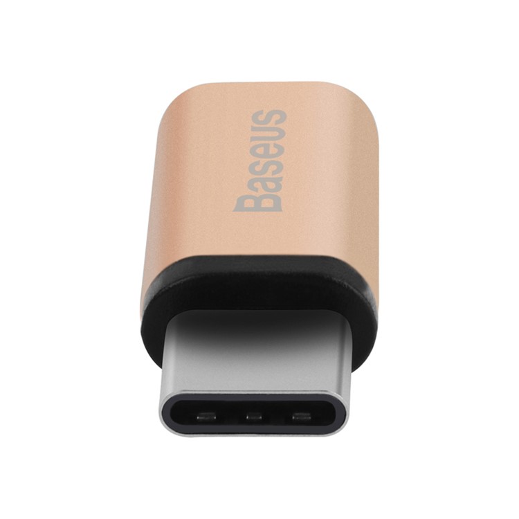 BASEUS Micro USB to USB Type C Converter Adapter for LG Nexus 5X - Champagne Gold Color-6