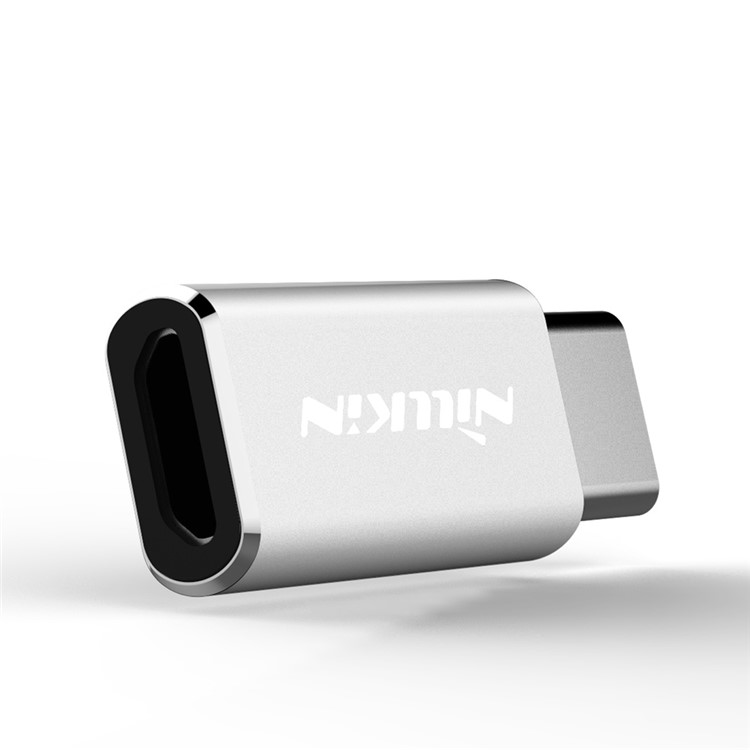 NILLKIN Micro USB to USB Type C Converter Adapter for Huawei P9 / HTC 10 - Silver Color-4
