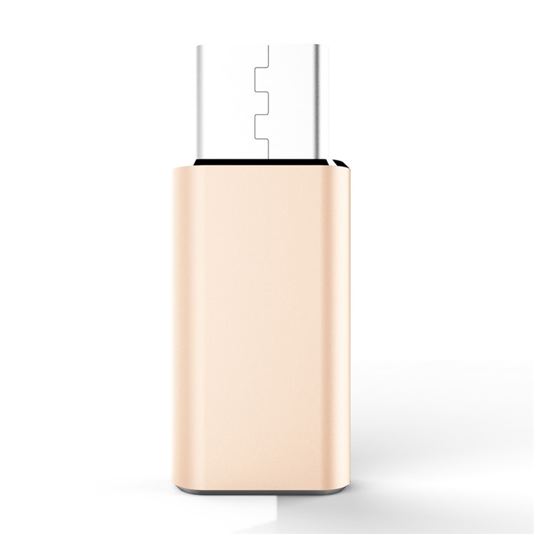 NILLKIN Micro USB to USB Type C Converter Adapter for Huawei P9 / HTC 10 - Gold Color-3