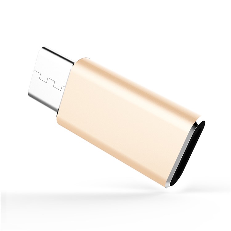 NILLKIN Micro USB to USB Type C Converter Adapter for Huawei P9 / HTC 10 - Gold Color-5