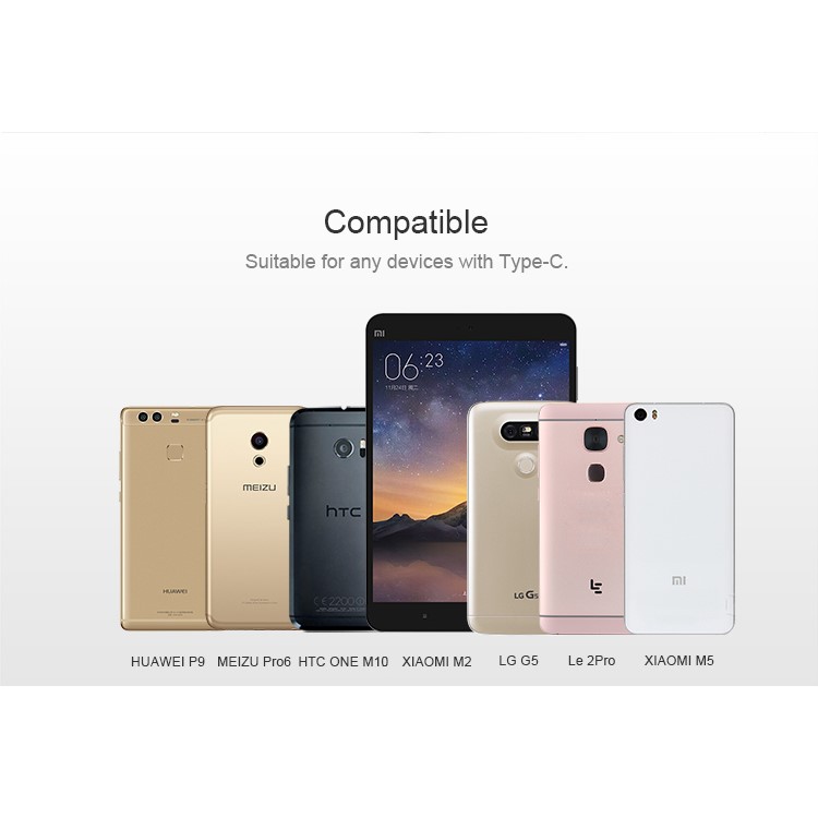 NILLKIN Micro USB to USB Type C Converter Adapter for Huawei P9 / HTC 10 - Gold Color-8