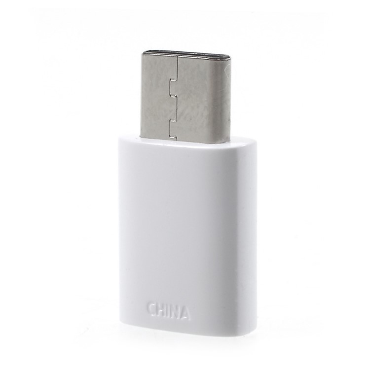 OEM SAMSUNG USB Type-C Male to Micro USB Female Adapter - White-4