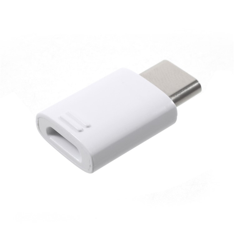 OEM SAMSUNG USB Type-C Male to Micro USB Female Adapter - White-6