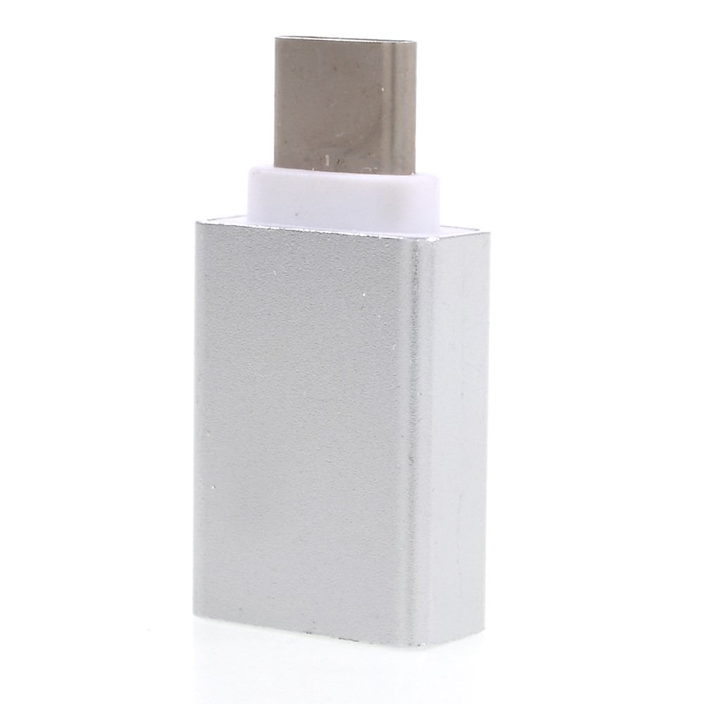 USB 3.1 Type-C Male to USB 3.0 Female OTG Adapter for Google Pixel/Huawei Mate 9 Etc - Silver Color-2